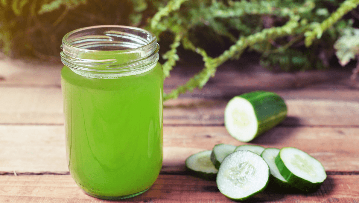 Fortalece tus músculos con este delicioso jugo de pepino | RECETA