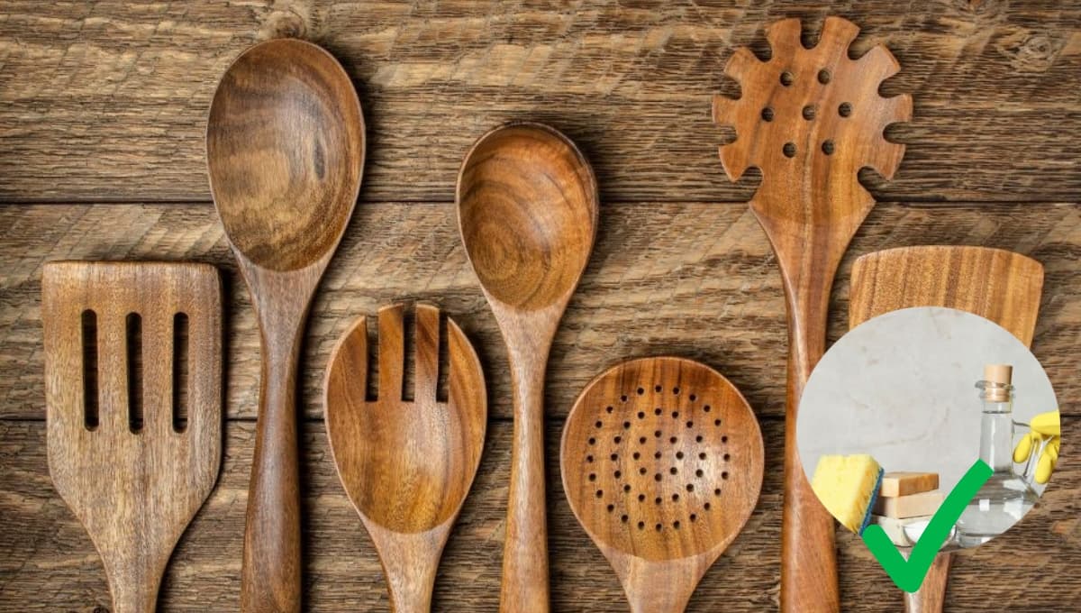 ¿Cómo lavar las cucharas de madera y que no se apesten?