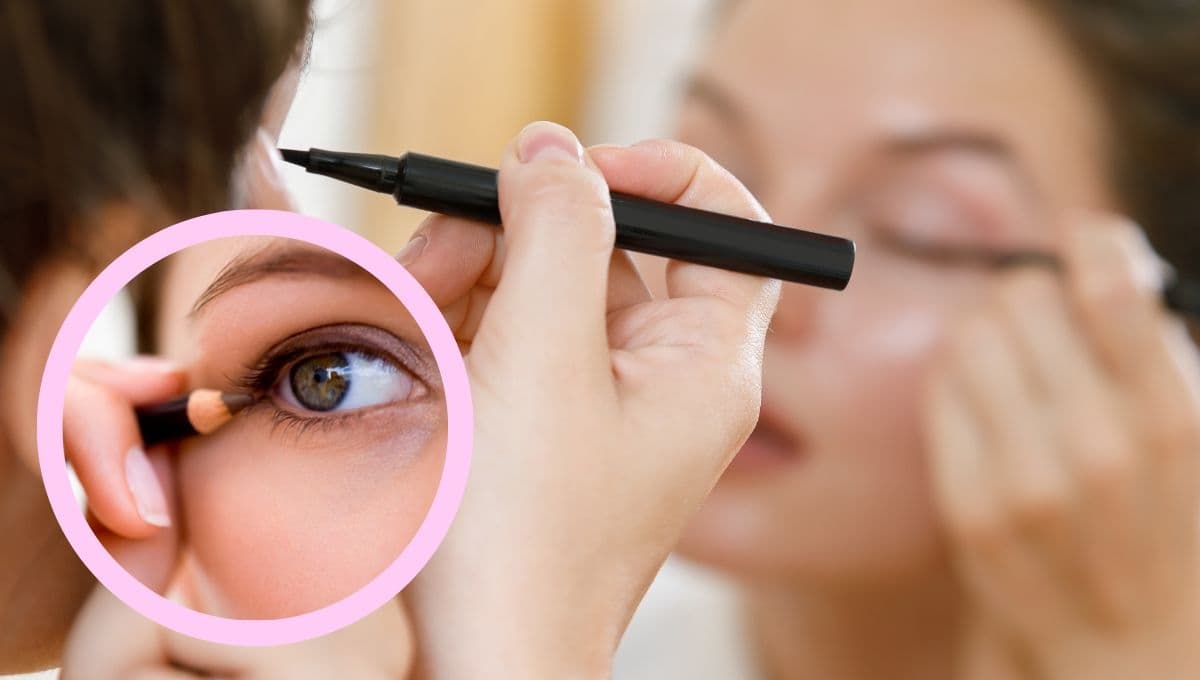 Delineado grueso para ojos chiquitos y párpados caídos súper fácil