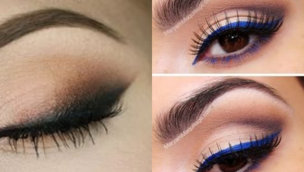 Delineado smoky para disimular las arrugas en párpado caído