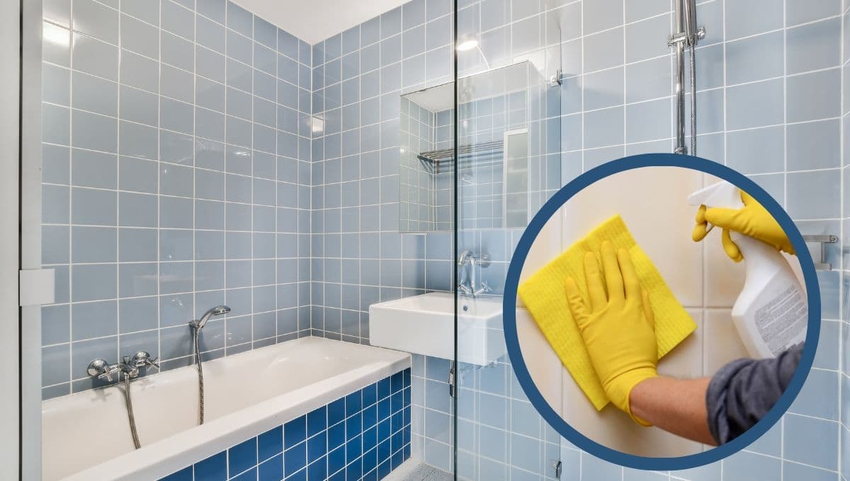 ¿Cómo quitar lo amarillo de los azulejos del baño?