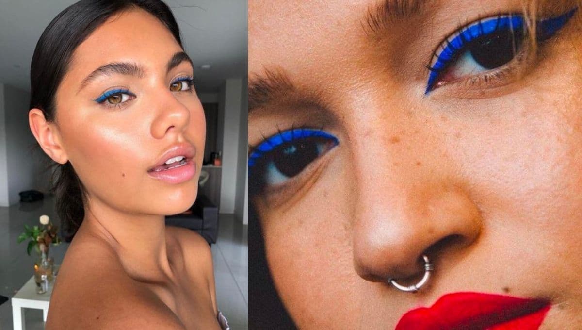 Delineado azul, el color tendencia en otoño para dar brillo a la mirada