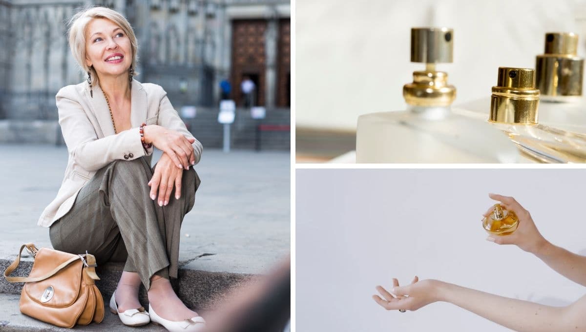 3 perfumes frescos que usan las mujeres seguras y relajadas de 60 años