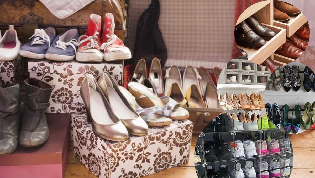 5 ideas para organizar tus zapatos en poco espacio