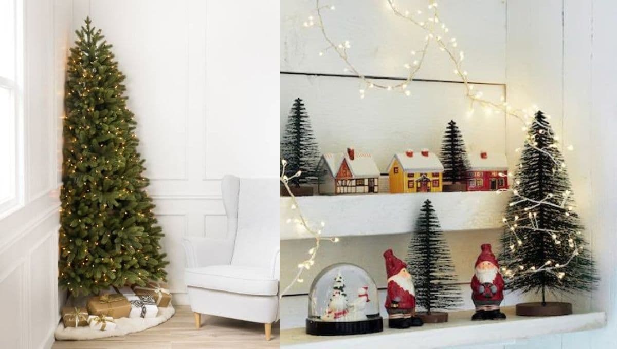 5 ideas para poner un árbol de Navidad si tienes poco espacio