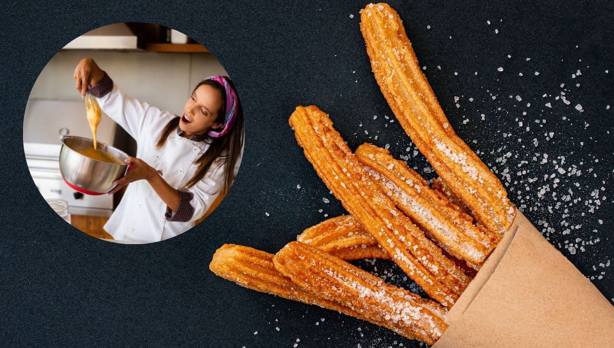 Prepara esta sencilla receta de churros caseros sin churrera
