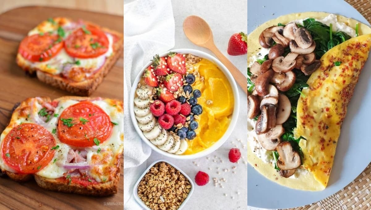 3 recetas fáciles y ligeras que puedes hacer para desayunar si estás a dieta