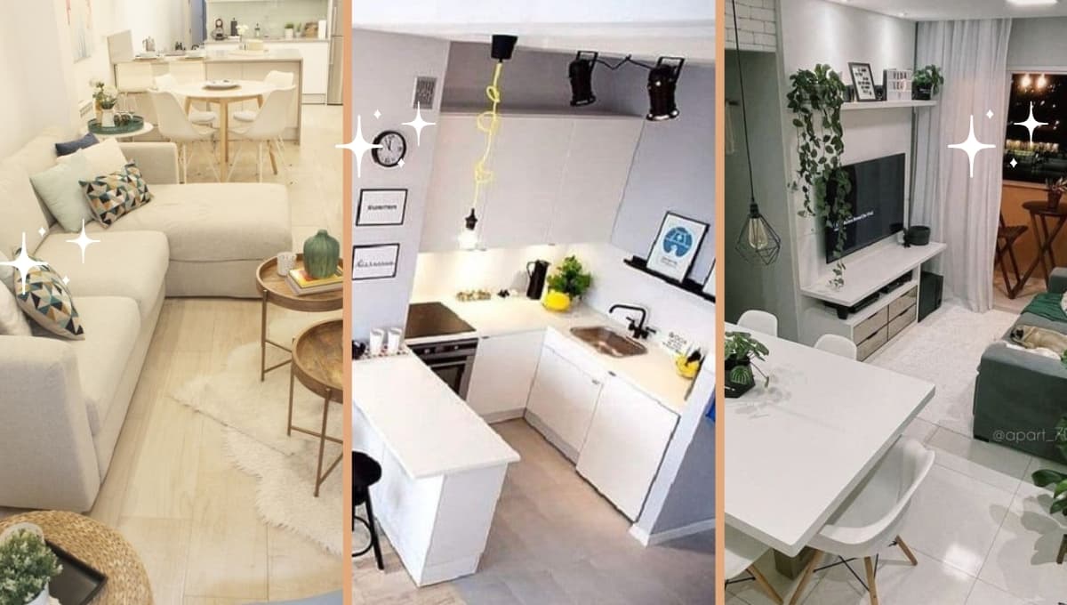 5 ideas para acomodar un dormitorio, sala y cocina juntos en un espacio pequeño
