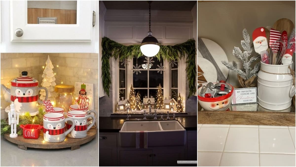 5 ideas para decorar la cocina en Navidad y darle un toque hogareño