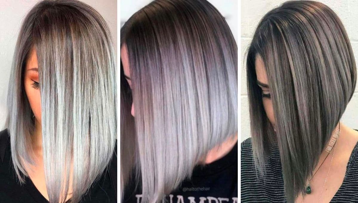 Corte bob con balayage platinado, el look antiedad para verte joven a los 40 años