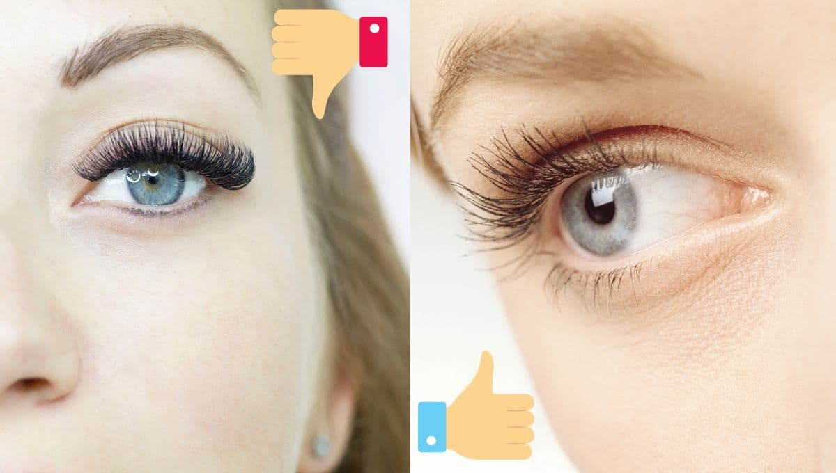 ¿Cómo hacer que las pestañas postizas se vean naturales?