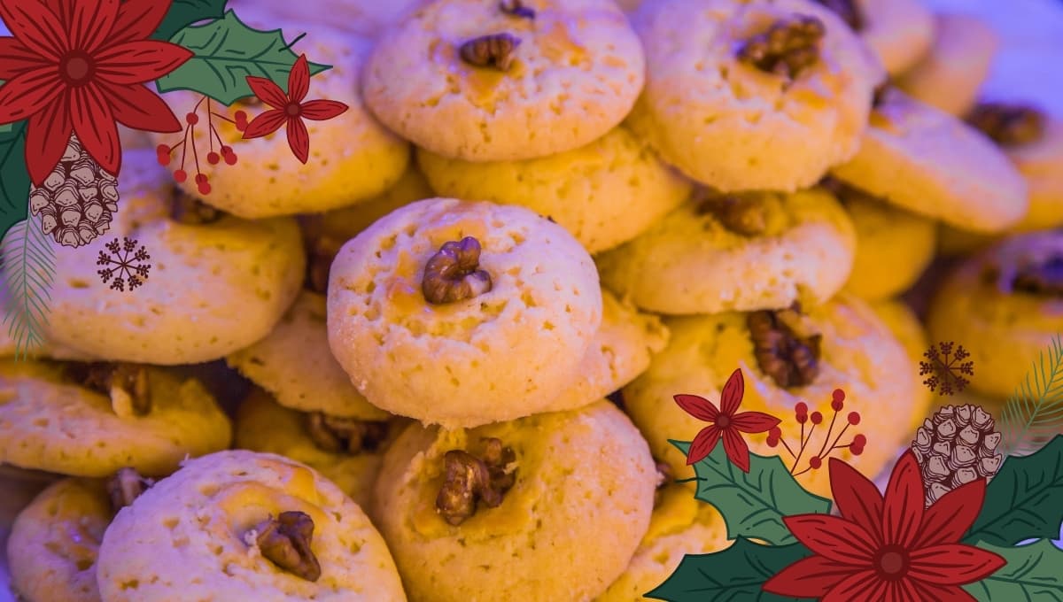 Receta de galletas caseras sencillas de nuez para regalar esta época navideña
