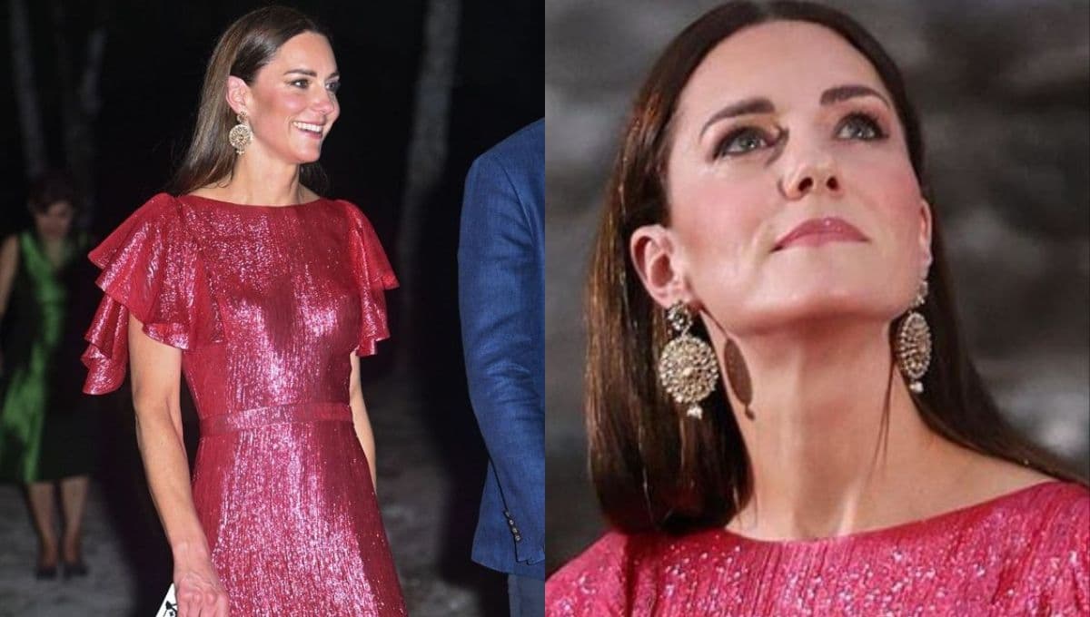 El vestido color magenta de Kate Middleton que puedes usar en tu fiesta de Año Nuevo