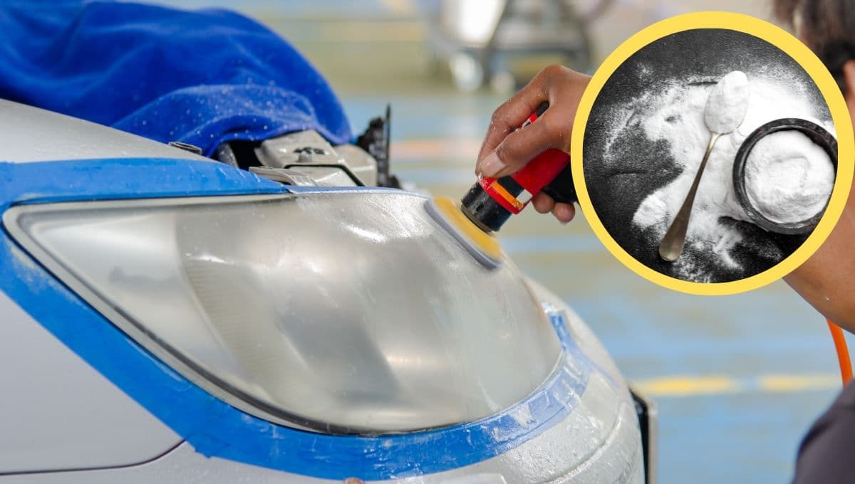 ¿Cómo pulir los faros del carro con bicarbonato SIN rayarlos?