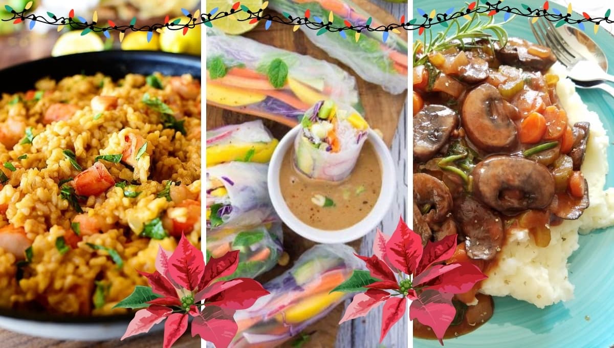 3 recetas veganas fáciles que puedes disfrutar en tu cena de Navidad