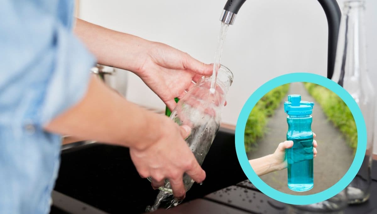 ¿Cómo limpiar y desinfectar una botella de agua por dentro?