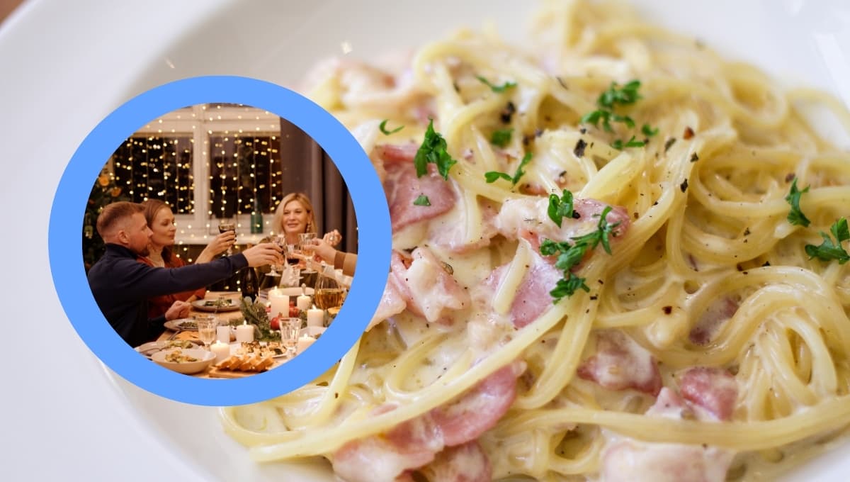 Cena navideña: prepara esta sencilla receta de espagueti a los tres quesos
