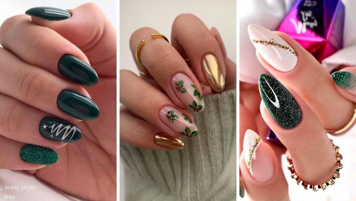 5 uñas de Navidad perfectas para una manicura con diseños elegantes