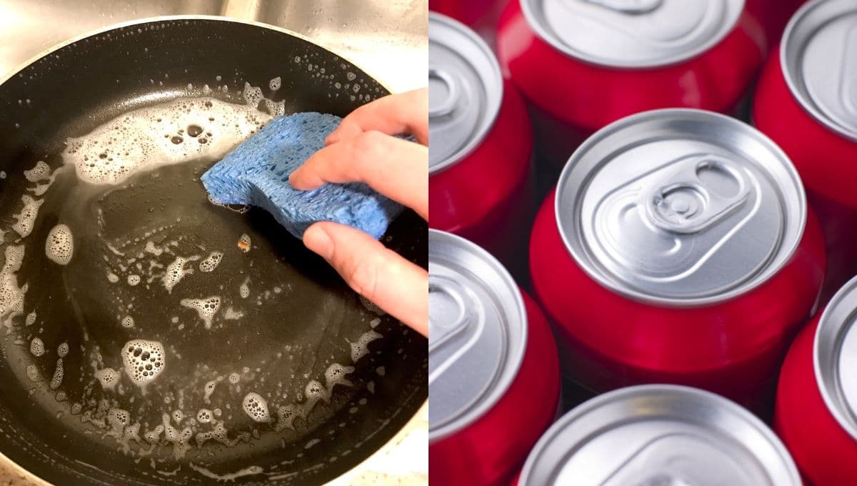ESTE es el truco definitivo para quitar cochambre del sartén con Coca-Cola