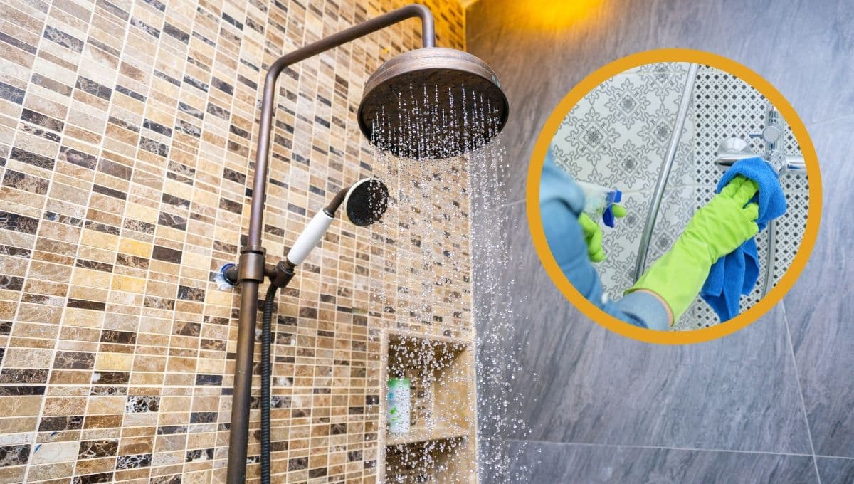 ¿Cómo quitar las manchas negras de humedad de la ducha?
