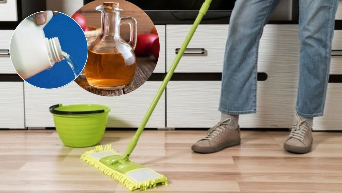 ¿Es mejor trapear con vinagre o con cloro?