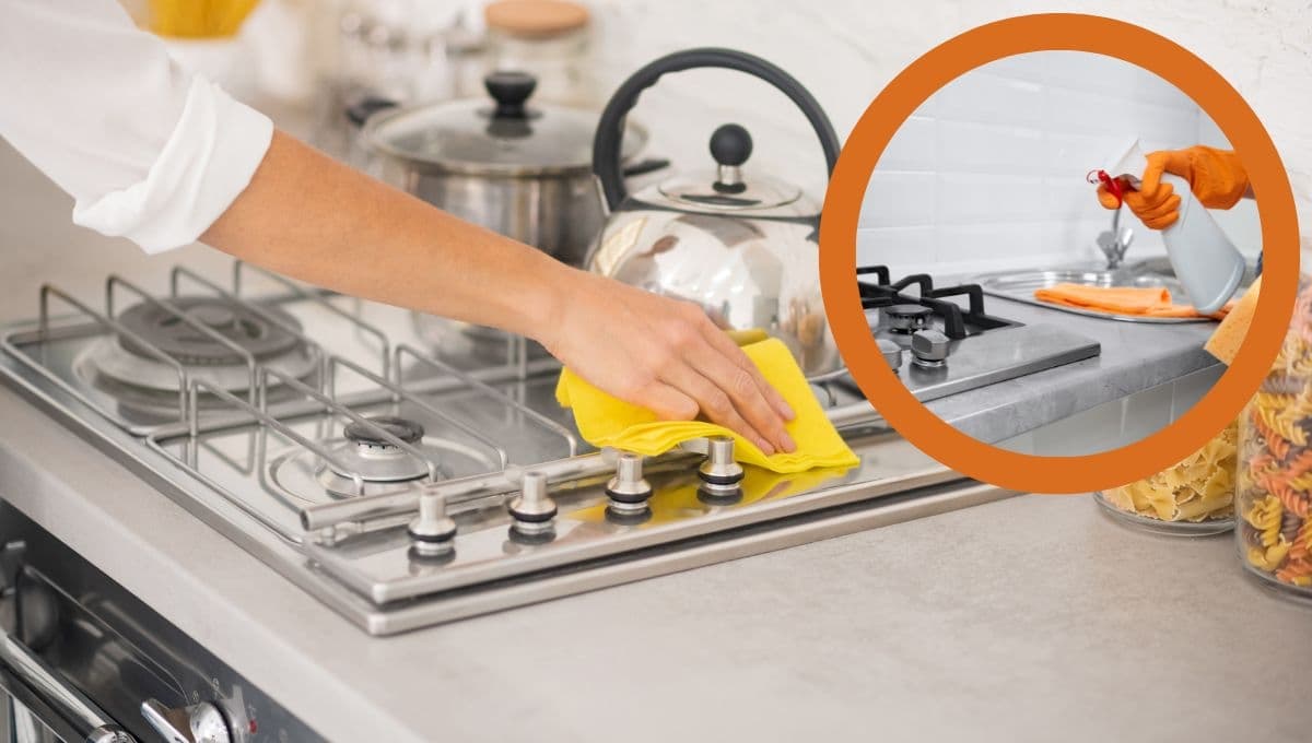 ¿Cómo limpiar una estufa blanca muy sucia con bicarbonato?