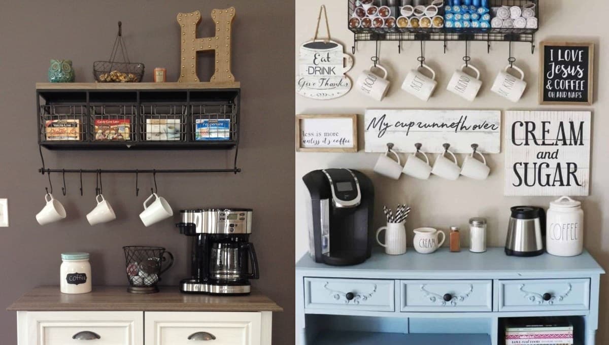 5 ideas para poner tu propio coffee bar en la cocina de tu casa
