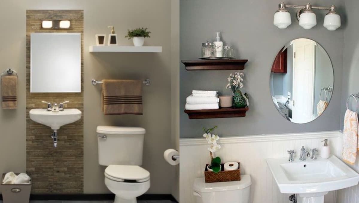 5 ideas para decorar con espejos un baño pequeño, darle luz y que luzca grande
