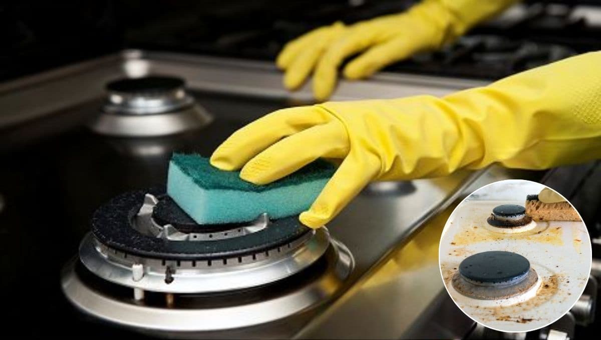 ¿Cómo quitar la grasa amarilla de la estufa?