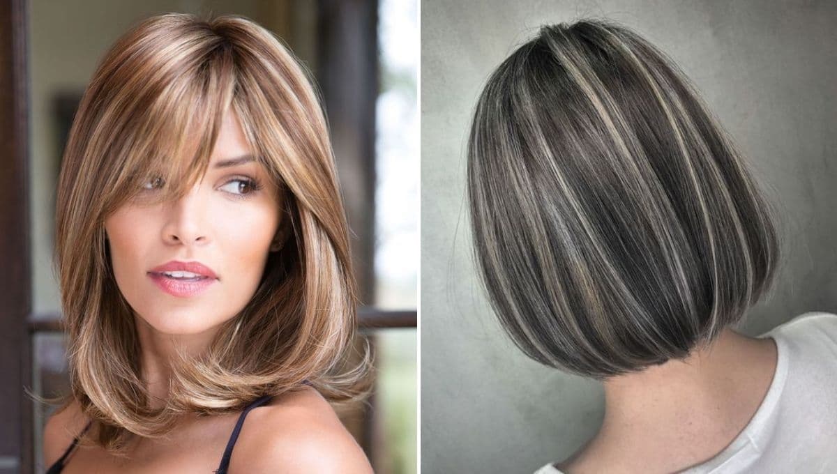 3 estilos de mechas beige en cabello corto y oscuro que debes usar