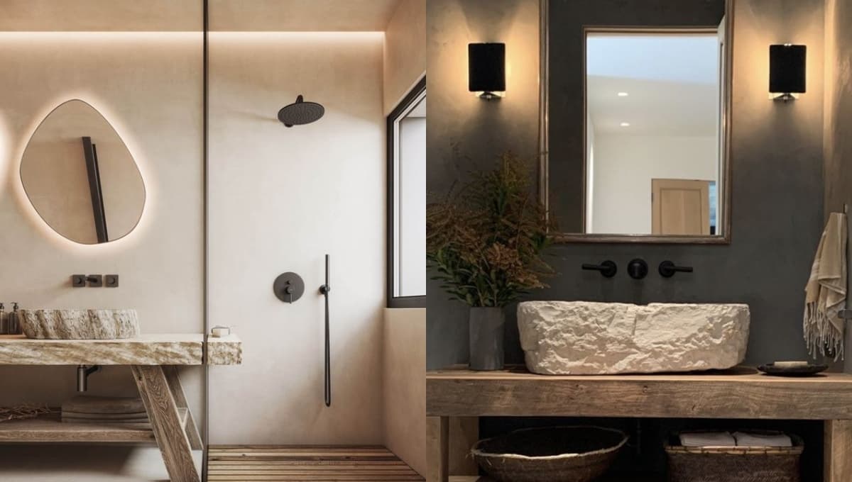 Estilo wabi sabi: 5 formas de decorar un baño de departamento pequeño