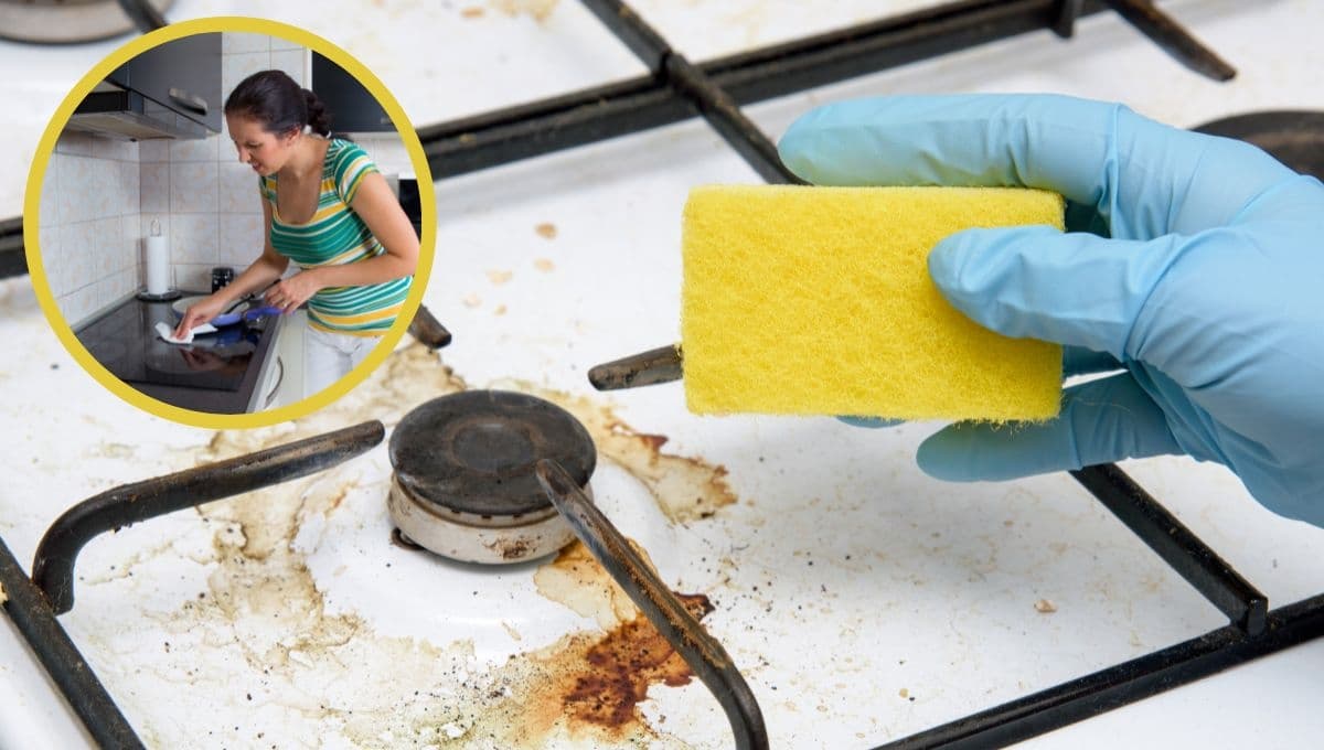 ¿Cómo quitar la grasa de la cocina con vinagre y bicarbonato?