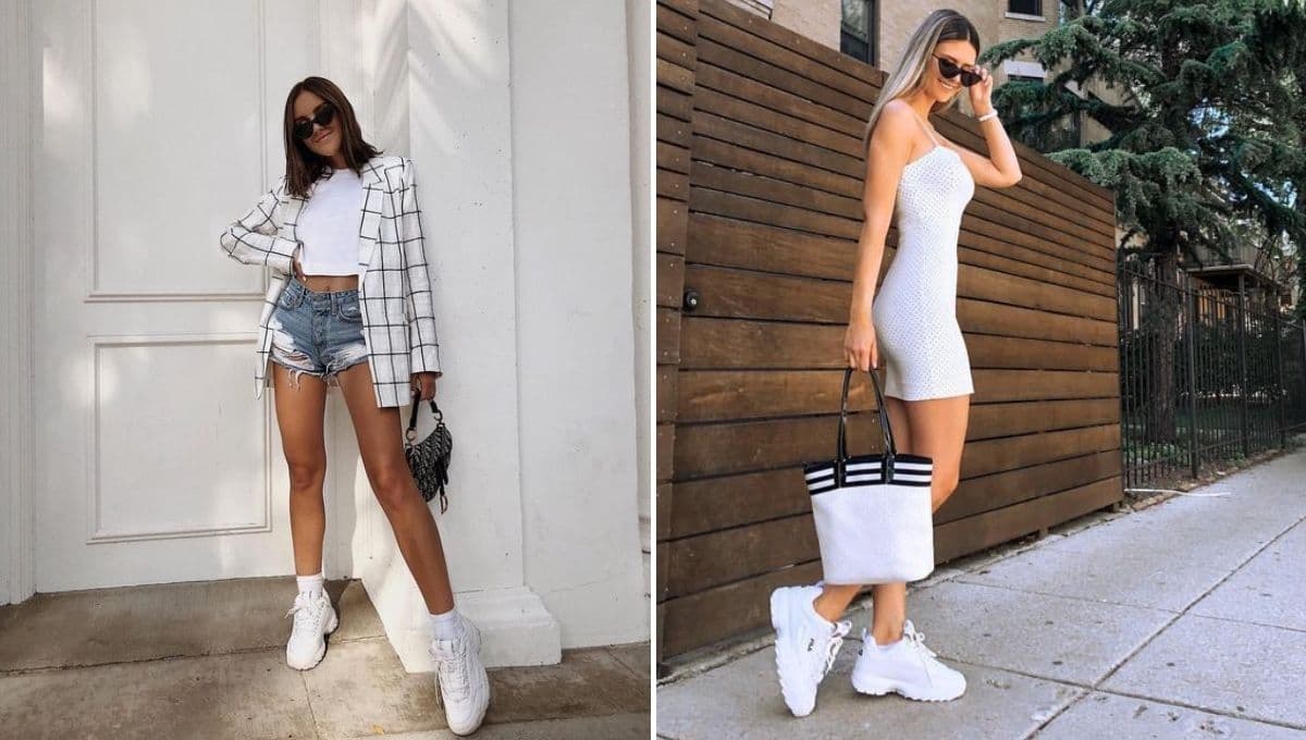 ¿Cómo usar tenis blancos?