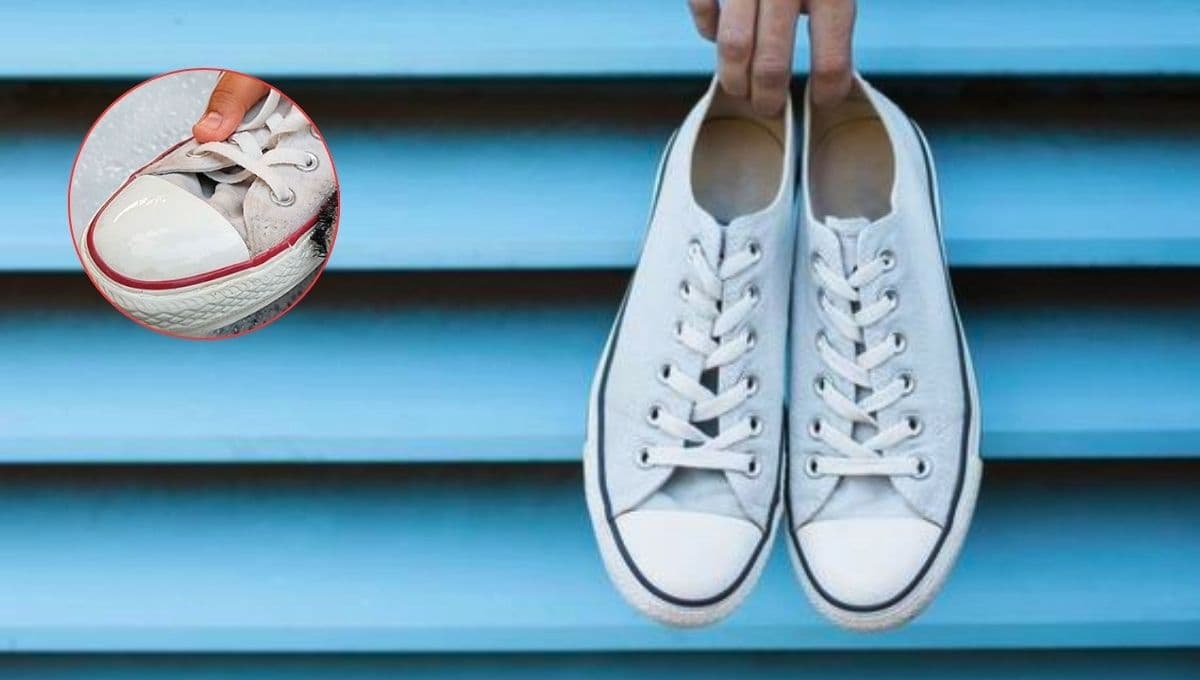 ¿Cómo limpiar los tenis blancos cuando se ponen amarillos?