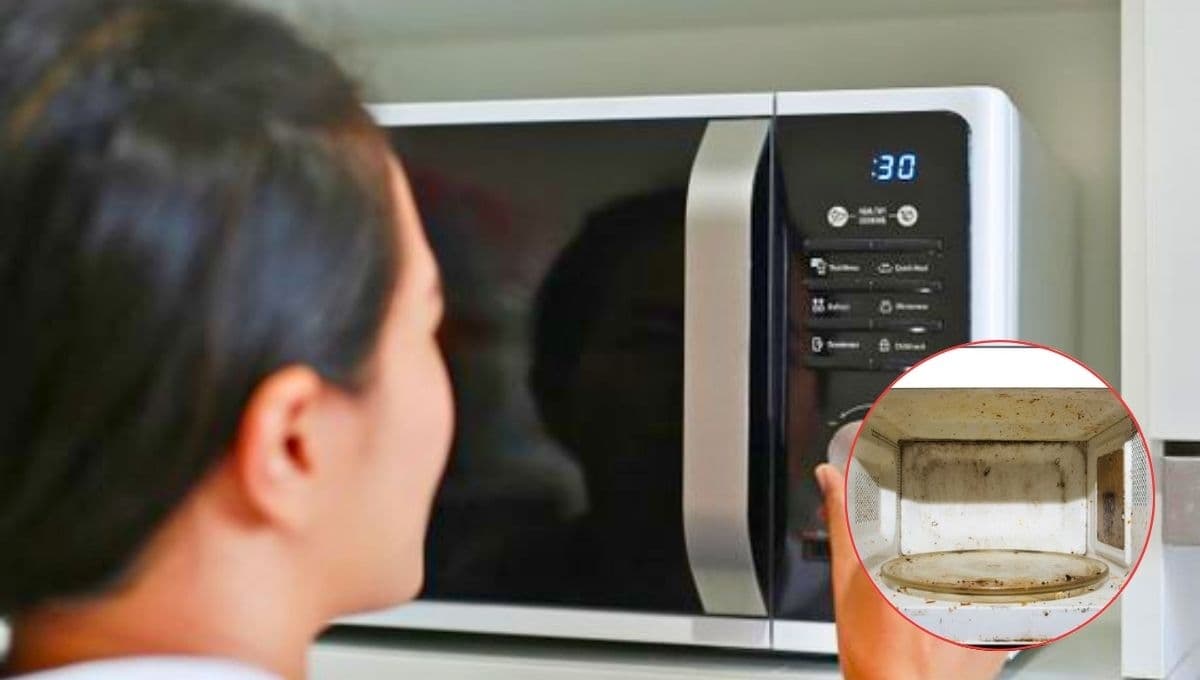¿Cómo limpiar un horno de microondas muy sucio?