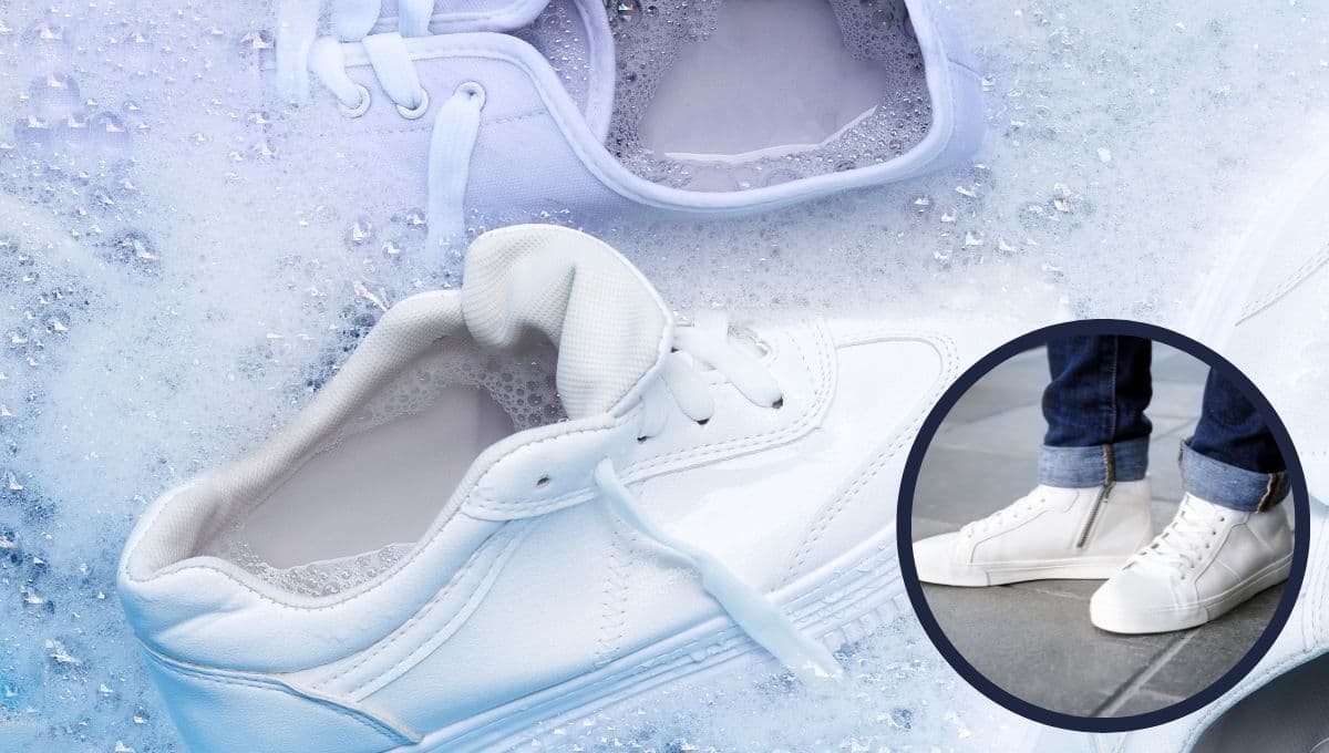 3 formas de mantener limpios los tenis blancos siempre