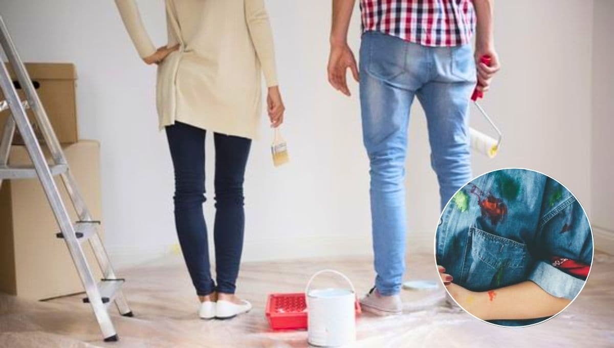 ¿Cómo quitar manchas de pintura seca en la ropa? 3 trucos para dejarla como nueva