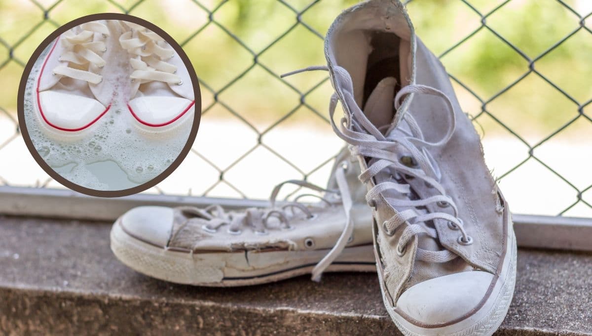¿Cómo quitar las manchas negras de los Converse blancos?