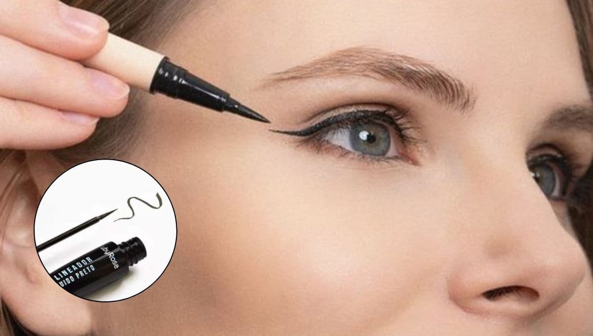 ¿Cómo me puedo delinear los ojos con delineador líquido?