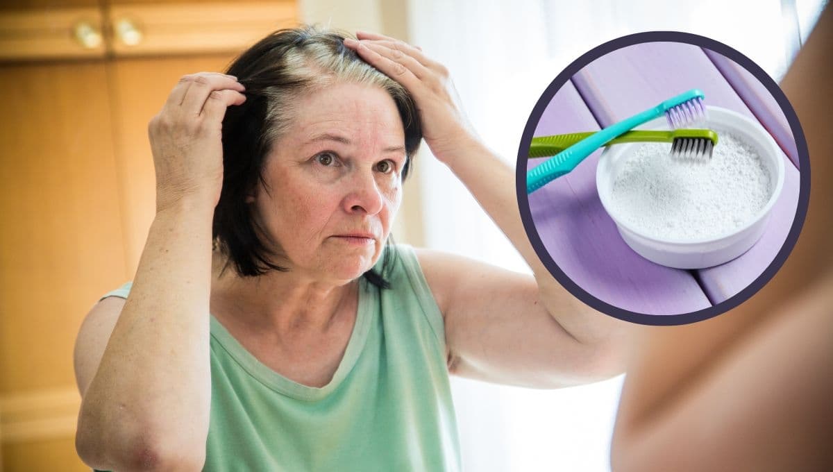 ¿Cómo oscurecer las canas con bicarbonato?