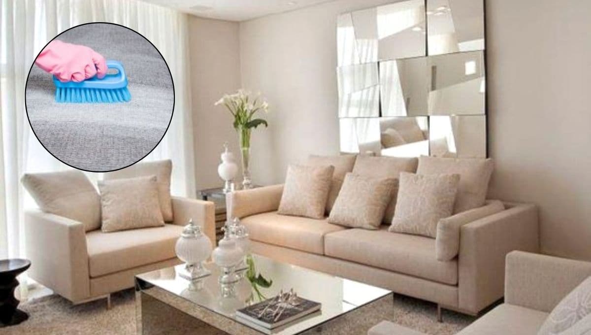 La mejor mezcla casera para limpiar muebles de tela
