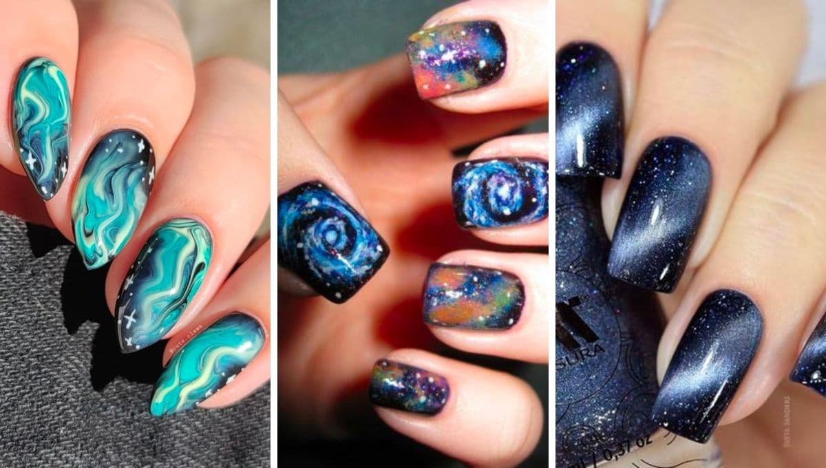 Galaxy Glam Nails: 5 diseños de uñas para lucir una manicura fuera de este mundo
