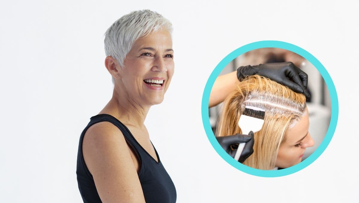 ¿Cómo matizar el cabello con canas?