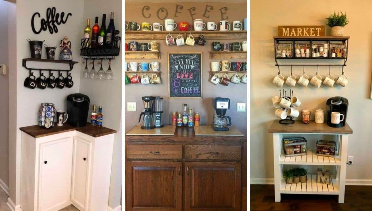 Decoración: ideas creativas y BARATAS para crear tu propio coffee bar en casa