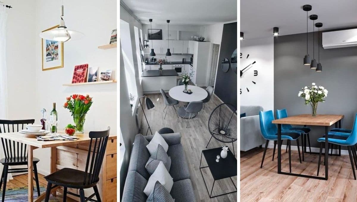 ¿Cómo decorar una sala comedor pequeña?