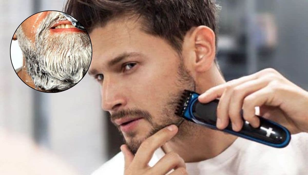 ¿Cómo oscurecer las canas de la barba de forma natural?