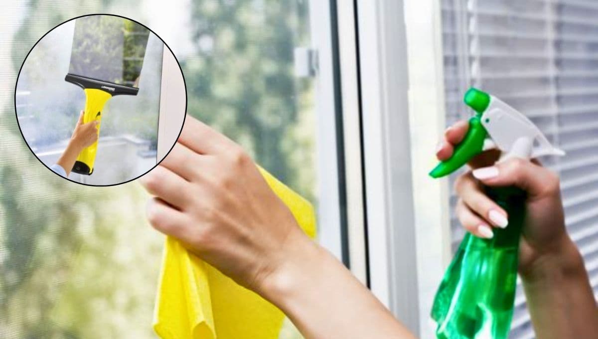 La mejor forma de limpiar vidrios para que queden brillantes