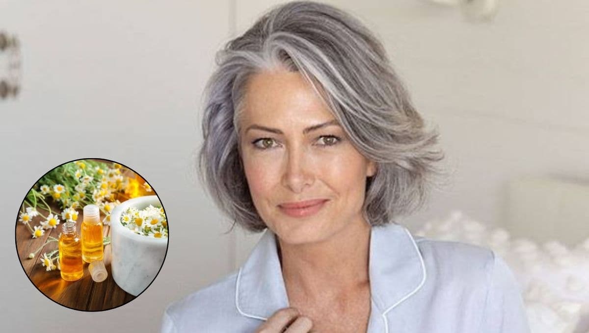 ¿Cómo matizar el cabello con canas sin tinte?