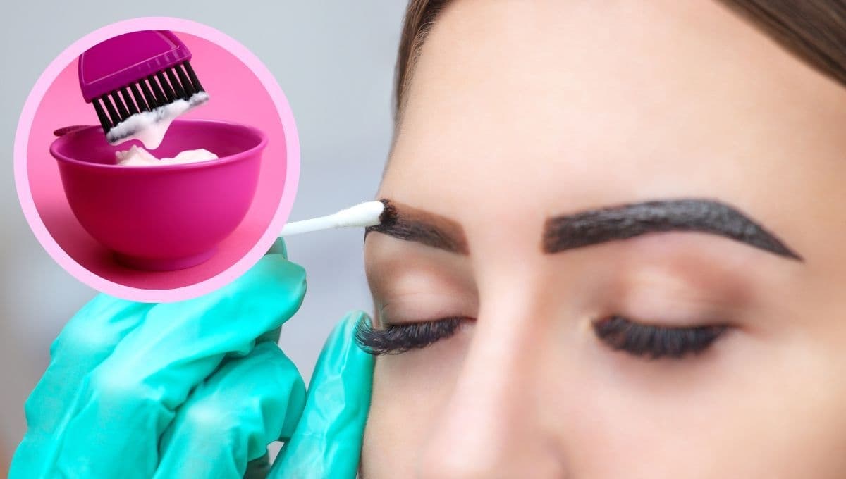 ¿Cómo pintar las cejas con tinte de pelo?