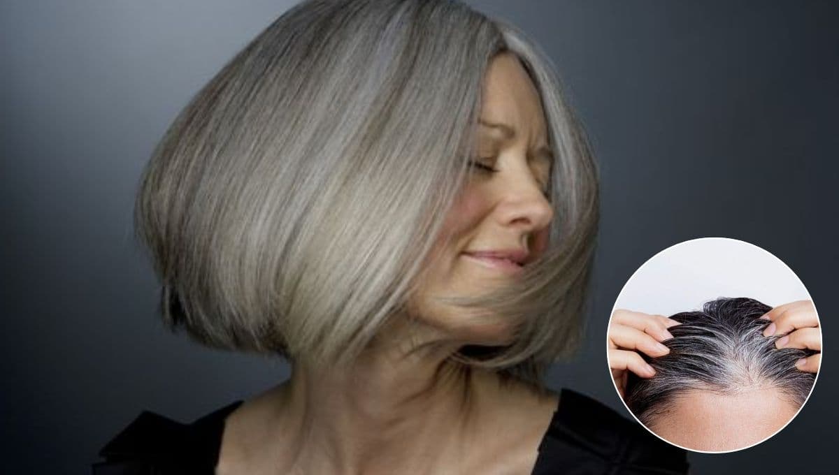 La mejor forma de quitar el amarillo de las canas de forma natural